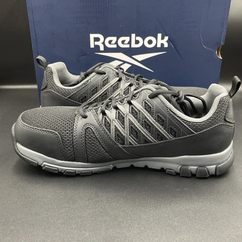 Reebok‎ Sublite Work Men's Athletic Work Steel Safety Toe Shoe RB4016 Size 9.5M
